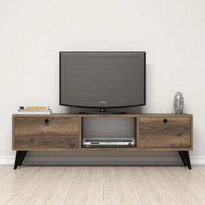 TV stolík SERENAT orech/čierna