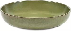 Tanier hlboký SERAX Surface M 19 cm, camo zelená