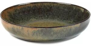 Tanier hlboký SERAX Surface M 19 cm, indi sivá