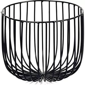 Košík SERAX Metal Sculptures M 18x18 cm, čierna