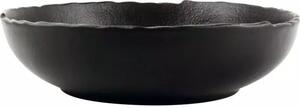 Tanier hlboký Chic Livelli 24 cm, čierny (4 ks)