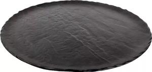 Tanier servírovací Chic Livelli 40 cm, čierny