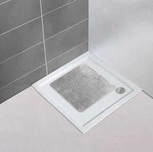 Protišmyková podložka do sprchy Wenko Concrete, 54 x 54 cm