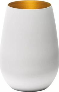 Pohár Stölzle Elements 465 ml, biely/zlatý (6 ks)