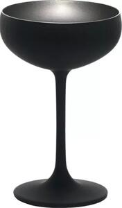 Pohár na sekt Stölzle Elements 230 ml, čierny/strieborný (6 ks)
