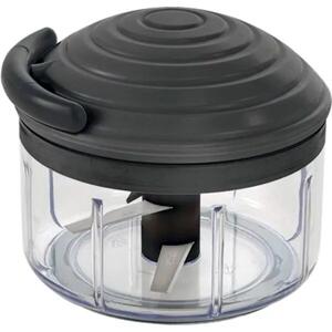 Sekáčik na jedlo Metaltex 900 ml, čierny