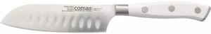 Santoku nôž, čepeľ 12,5 cm, biely