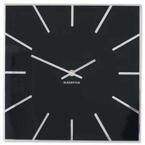 Dekorstudio Moderné nástenné hodiny EXACT čierne - 50cm