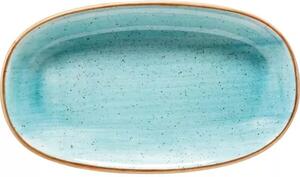 Tanier oválny Bonna Aura Aqua 34x19 cm (6 ks)