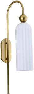 Light Prestige Piega nástenná lampa 1x40 W biela-zlatá LP-939/1WWHITE