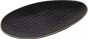 Tanier plytký oválny Le COQ Kypseli 33x19 cm, čierny (9 ks)