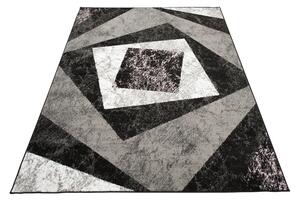 TA Koberec K855F BLACK CHEAP PP EWL Sivý Obdĺžnikový Rozmer: 120x170 cm