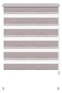 Taupe roleta deň a noc 42,5x150 cm Zebra Silvalin – Gardinia