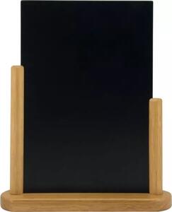 Kriedová tabuľa Securit Elegant, platforma 15x10 cm, teakové drevo