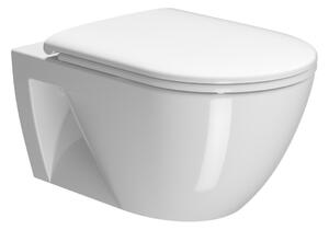 GSI PURA WC sedátko Soft Close, duroplast, biela/chorm