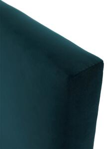 KONDELA Boxspringová posteľ, jednolôžko, zelená, 80x200, ľavá, SAFRA