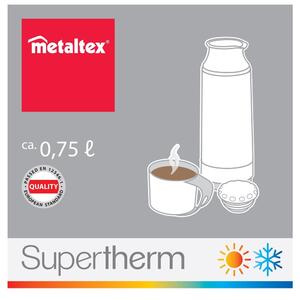 Vakuová termoska s hrnčekom Metaltex Flask, 750 ml