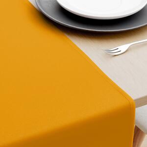 Goldea behúň na stôl 100% bavlnené plátno - horčicový 35x180 cm