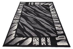 TA Koberec J313B BLACK CHEAP PP CRM Sivý Obdĺžnikový Rozmer: 60x100 cm