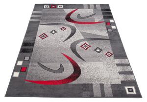 TA Koberec 4596A DARK GRAY CHEAP PP CRM Sivý Obdĺžnikový Rozmer: 60x100 cm