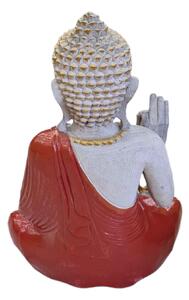 Buddha červený 3 40 cm