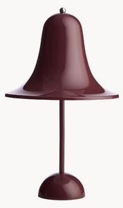 Malá prenosná stolová LED lampa Pantop, dizajn Verner Panton