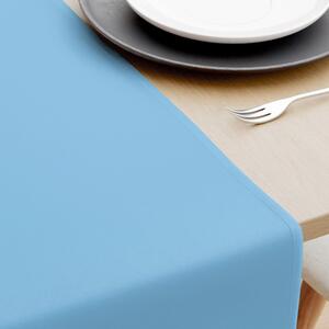 Goldea behúň na stôl 100% bavlnené plátno - nebesky modrý 35x120 cm