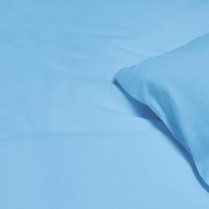 Goldea bavlnené posteľné obliečky - nebesky modré 140 x 200 a 70 x 90 cm