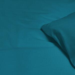 Goldea bavlnené posteľné obliečky - petrolejové 140 x 220 a 70 x 90 cm