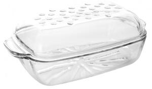 Simax Pekáč sklo obdĺžnik 36,5x21x13,5 cm veko