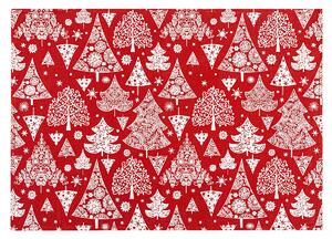 Dakls Vianočné prestieranie Stromček červená, 32 x 45 cm, sada 2 ks