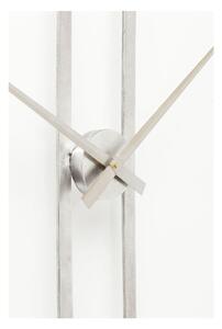 Nástenné hodiny v striebornej farbe Kare Design Clip, priemer 60 cm