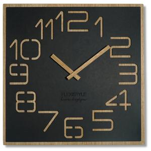 Dekorstudio Moderné drevené hodiny EKO Digits - 40cm