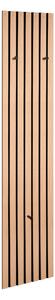 VEŠIAKOVÝ PANEL, čierna, dub artisan, 25/160/7 cm Xora - Predsieňové programy