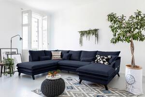 SEDACIA SÚPRAVA, textil, tmavomodrá P & B - Sedačky, Online Only