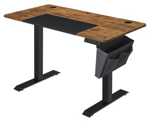 Pracovný stôl DESK hnedá/čierna