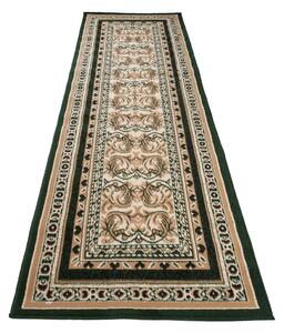 Koberec Atlas PP zelený obdĺžnikový – nízky vlas 0,8 cm Rozmer: 70x200 cm