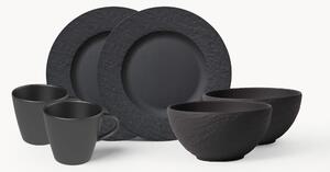 Raňajková súprava z porcelánu Manufacture Rock, 2 osoby (6 dielov)