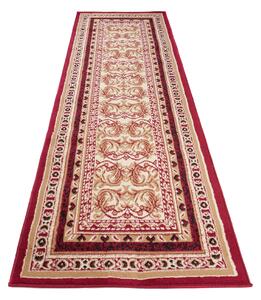 Červený obdĺžnikový koberec Atlas PP – nízky vlas 0,8 cm Rozmer: 70x200 cm