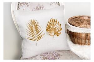 Obliečka na vankúš Minimalist Cushion Covers Golden Leafes, 45 x 45 cm