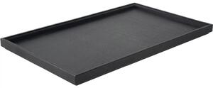 Servírovací podnos GN 1/1, stohovateľný, výška: 31 mm, dĺžka: 530 mm, šírka: 325 mm, čierny