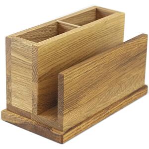 Príbory s držiakom na servítky, výška: 130 mm, dĺžka: 220 mm, ľanový olej
