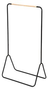 Čierny stojan na oblečenie Compactor Elias Clother Hanger, výška 145 cm