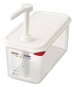 ARAVEN Dávkovač omáčok GN 1/4, polypropylén, Obsah: 4,3 L