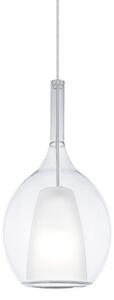 Závesné svietidlo 2x E27 priehľadná IP20 Ideal Lux KALIQUE 360034
