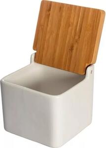 Soľnička s dreveným viečkom Gastro 12 cm