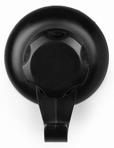 Súprava 4 čiernych samodržiacich nástenných háčikov Compactor Bestlock Black Big Hooks, ⌀ 7,1 cm