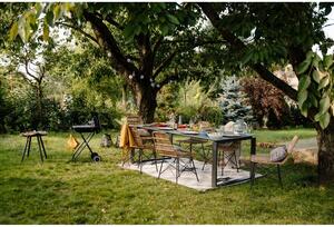 Sivý záhradný stôl Selection Strong, 100 x 100 cm