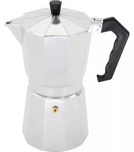 Moka kanvička, výška: 240 mm, dĺžka: 115 mm, na 9 šálok