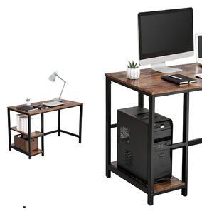 Písací stôl MAIA I čierna/hnedá